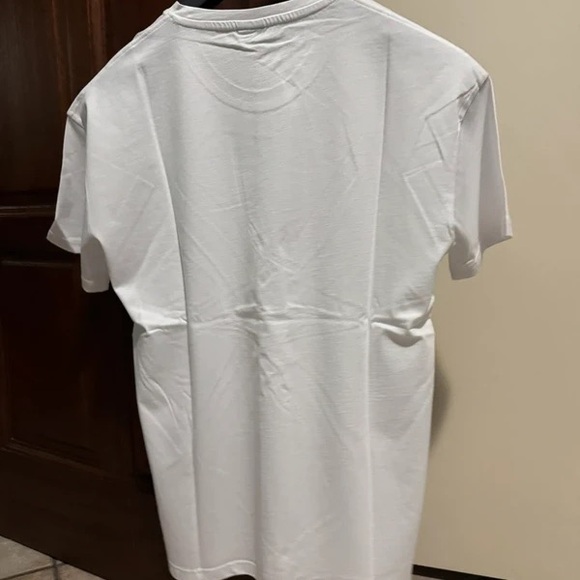 Aspesi White Tee with Black Print - Picture 8 of 8